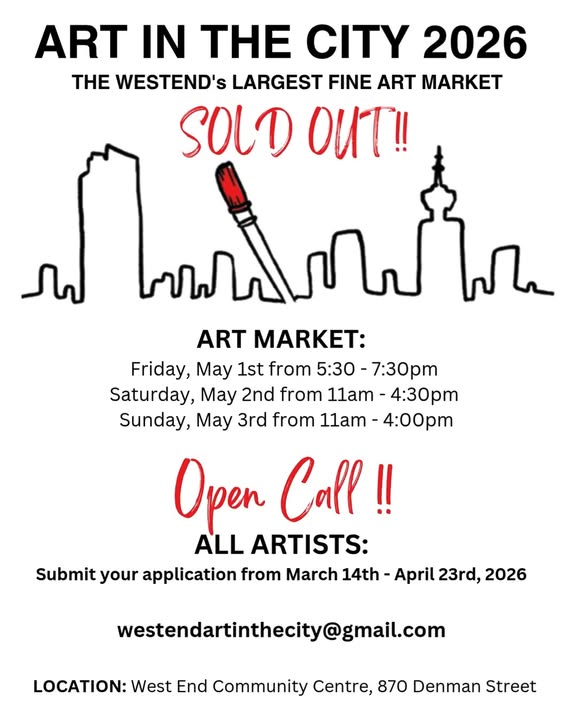 Art in the city 2026 The westends largest fine art market is sold out! 